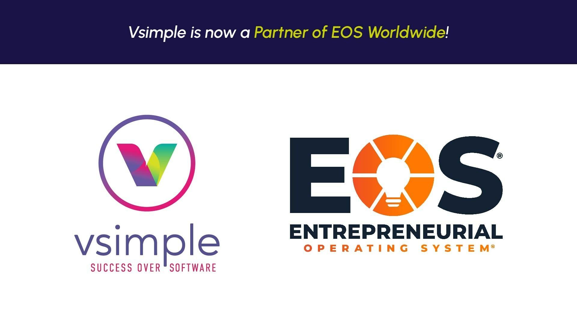 Vsimple Proudly Announces Partnership with EOS Worldwide