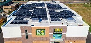 Metro Storage LLC Invests in Sustainable Future with Rooftop Solar Energy Panels